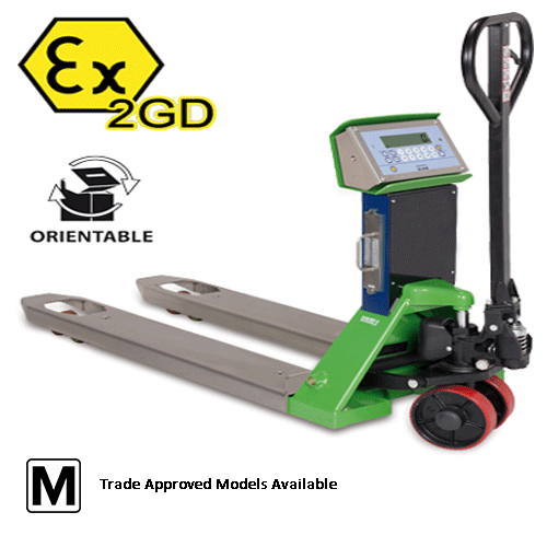 Dini Argeo TPWX Pallet Trucks for Zones 1/21 + Zone 2/22 - Trade Approved