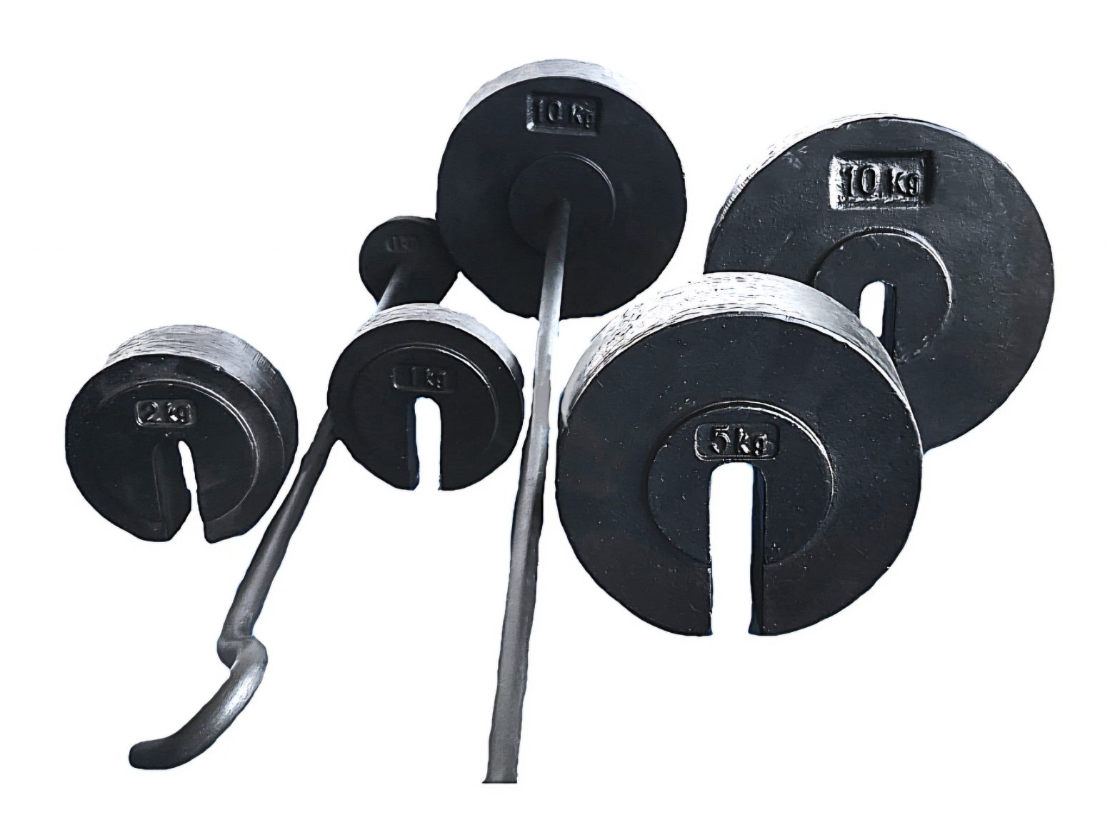 M1 Iron Slotted Hanger Calibration / Testing Weights