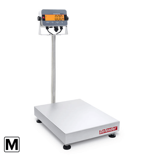 30685151 - Ohaus Defender 3000 D33XW Stainless Steel i-D33XW60C1L7GB-M 60 kg x 20g Trade Approved Industrial Washdown Scale