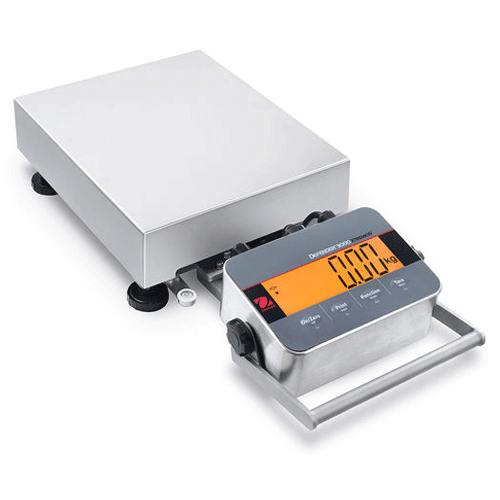 30685092 - Ohaus Defender 3000 D33XW Stainless Steel Front Mount i-D33XW60C1R5-GB 60 kg x 10g Industrial Washdown Scale