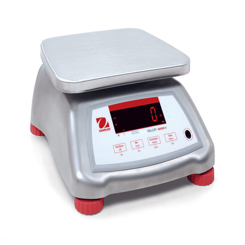 30035655 - Ohaus Valor V41XWE6T-M 6 kg x 2g Trade Approved Waterproof Bench Scale