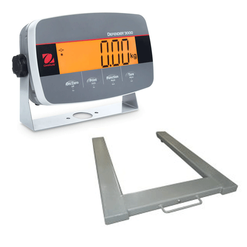 U-Frame Weighing Scale + Ohaus DT33P Indicator