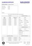 39001 - Tension Calibration Certificate