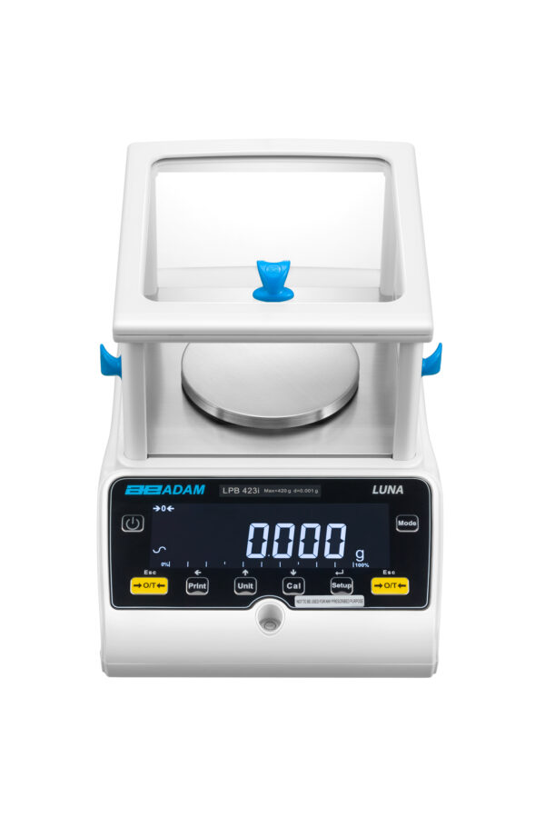 Adam new image Luna Precision Balance, front view on white background