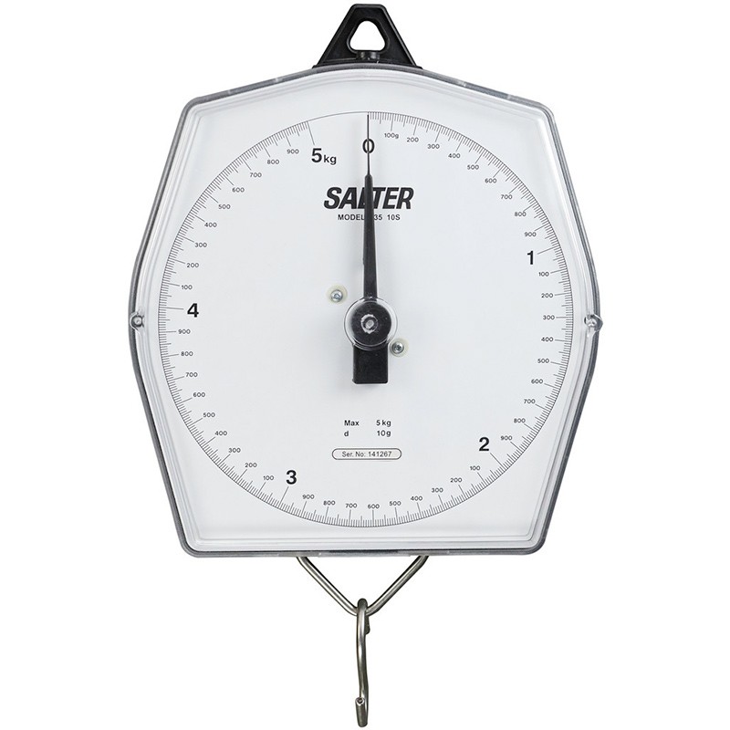 810036380386 - Salter Brecknell 235-10S 5 kg x 10g Plastic Case Mechanical Hanging Scale