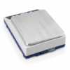 Kern PCB Compact Laboratory Balance viewed from behind on a white background