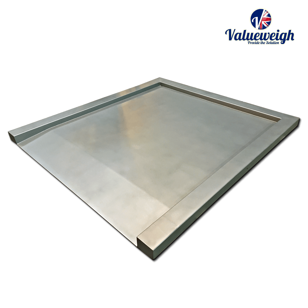 VWDIS/I/1 Stainless Floor Scales With Built-in 300mm Long Ramp