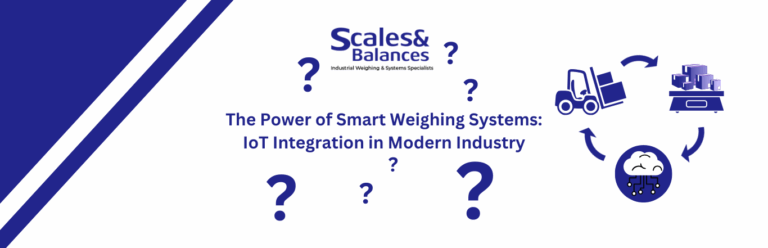 The Power of Smart Weighing Systems: IoT Integration in Modern Industry blog banner image.