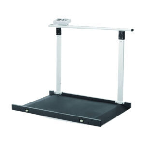Marsden M-653 Wheelchair Scale with Folding Handrail Main Product Page Image on white background.