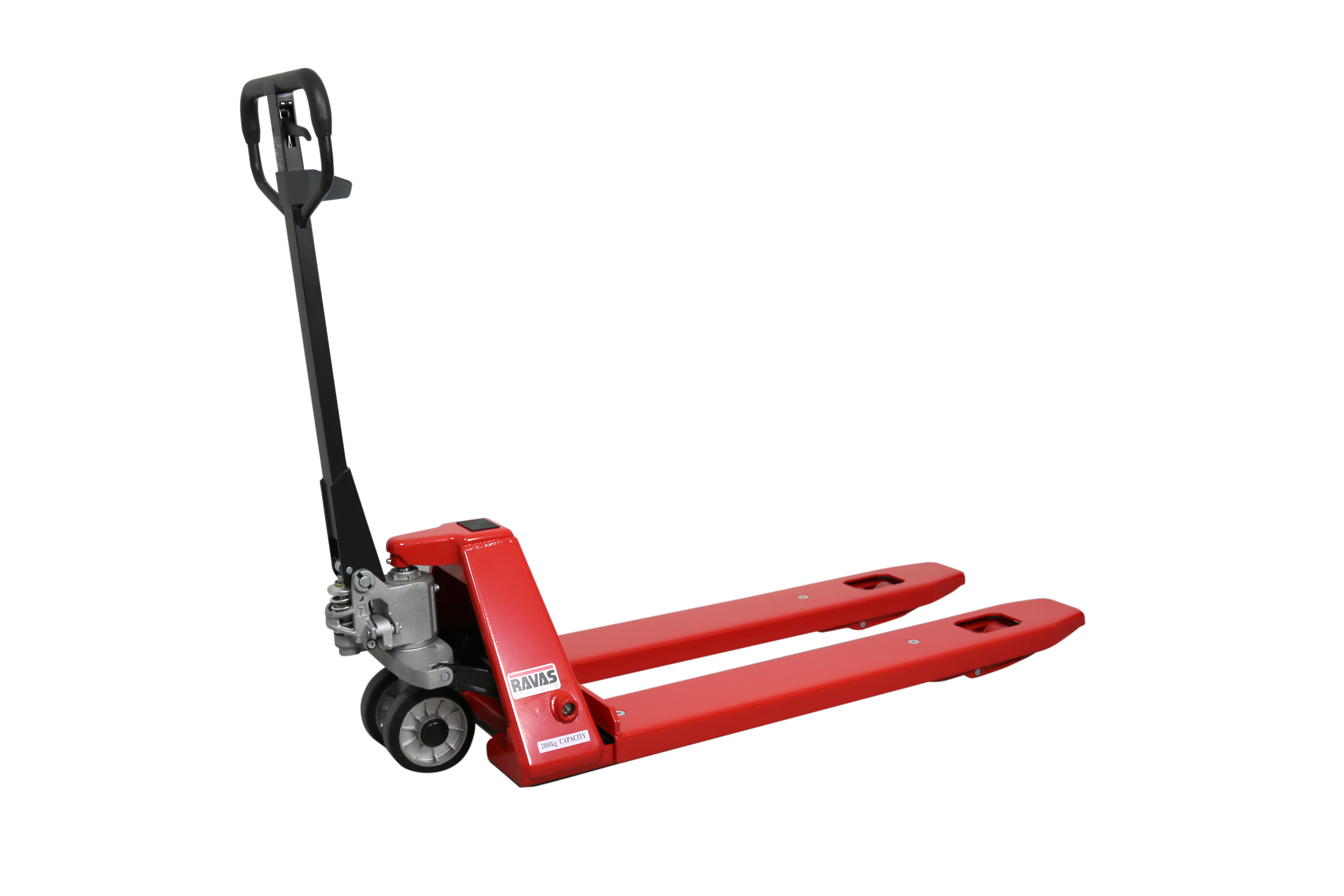 ipt-economy_right-side-back Ravas iPT Intelligent Pallet Truck Scale viewed from rear side angle